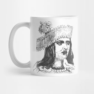 Face of an American Native Woman Mug